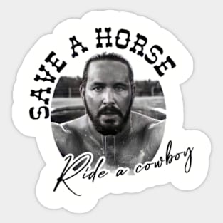 save a horse Sticker